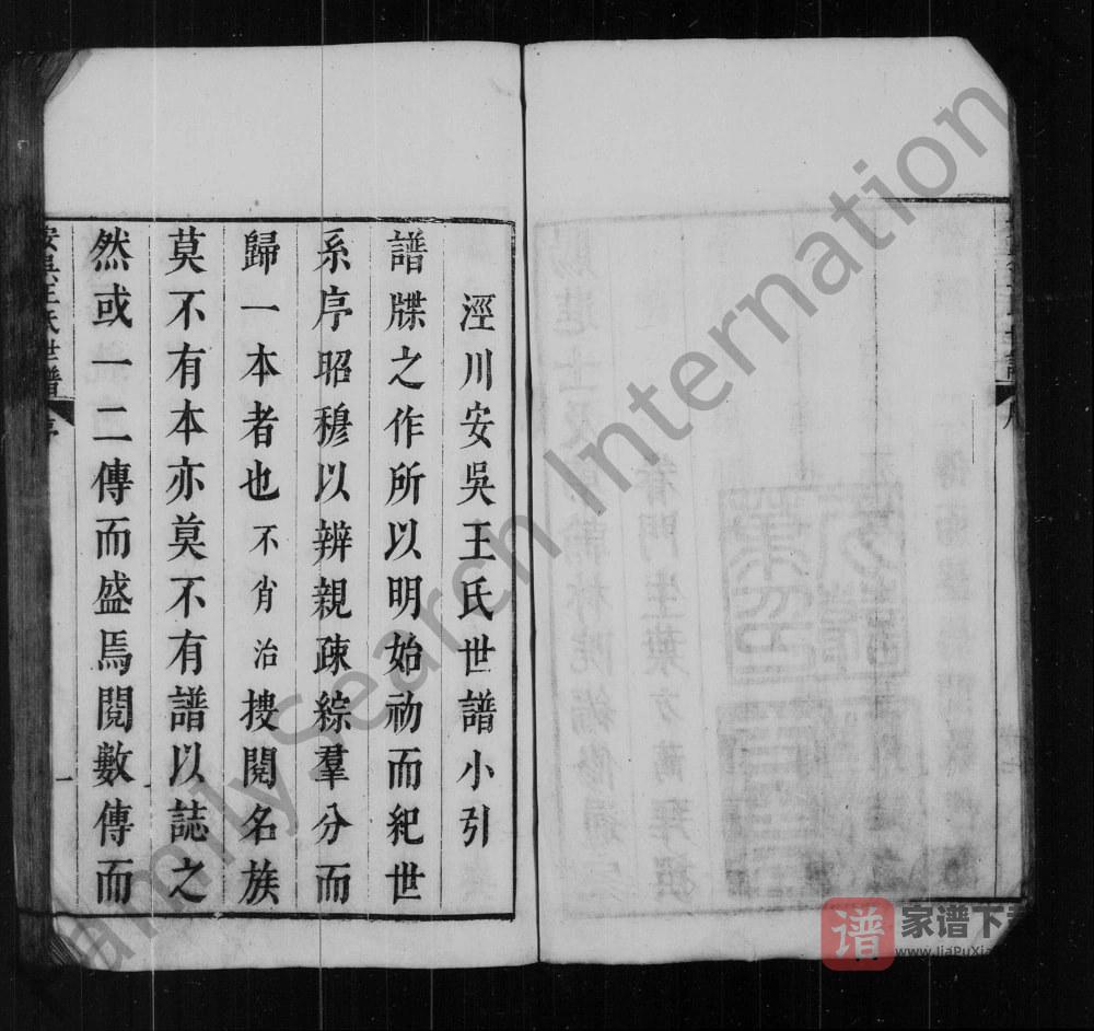 图片[2]-安徽宣城泾县安吴王氏世谱PDF高清电子版下载-家谱下载