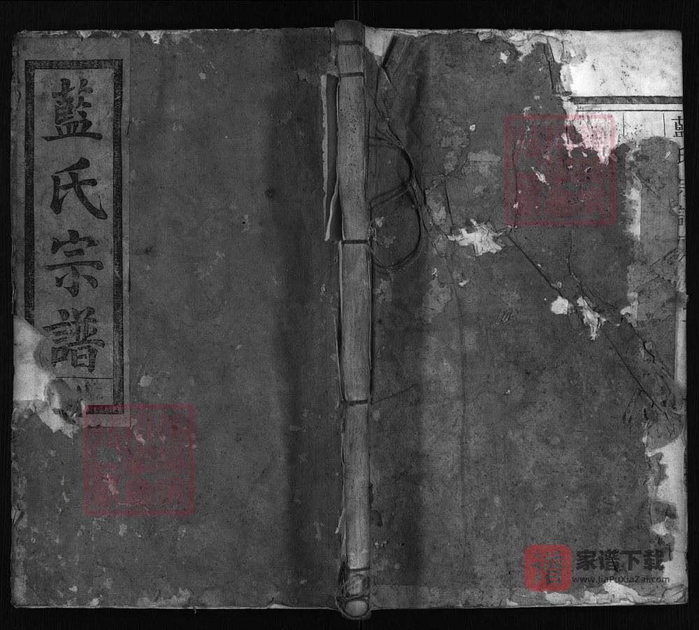 浙江金华蓝氏宗谱（种玉堂）PDF高清电子版下载