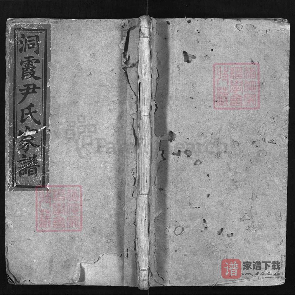 图片[1]-湖南邵东洞霞尹氏家谱（穆清堂）PDF高清电子版下载-家谱下载