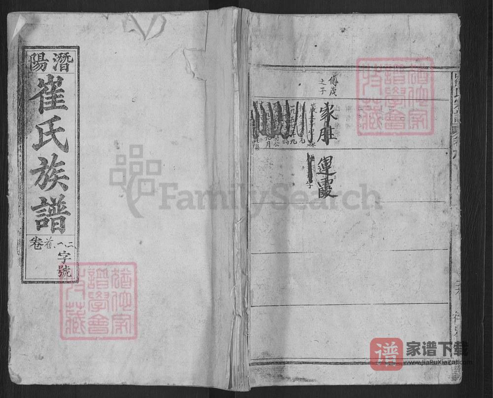 图片[1]-安徽安庆潜山潜阳崔氏宗谱（德星堂）PDF高清电子版下载-家谱下载