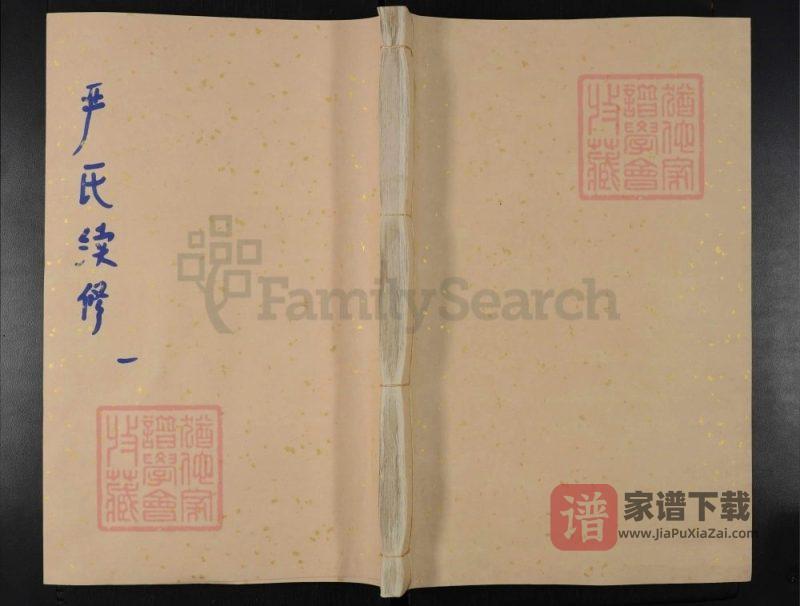 湖南安化严氏续修族谱（春山堂）PDF高清电子版下载-家谱下载