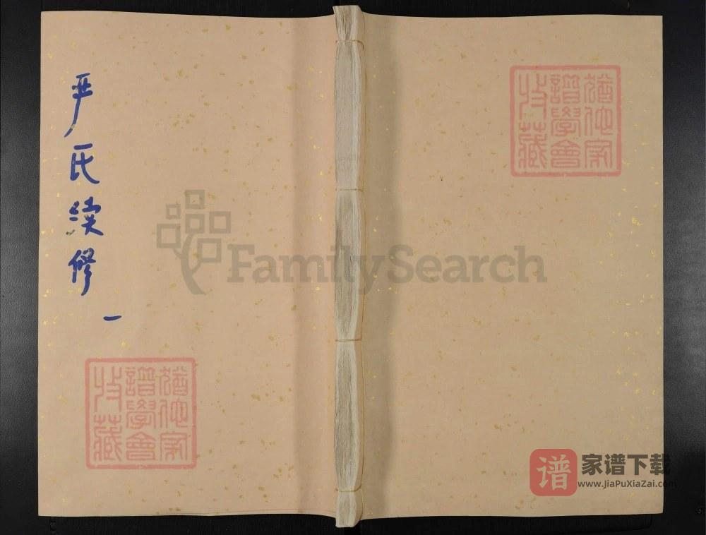图片[1]-湖南安化严氏续修族谱（春山堂）PDF高清电子版下载-家谱下载