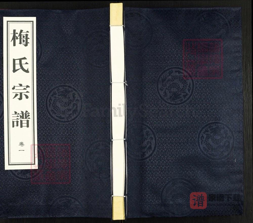 图片[1]-江苏常州武进区梅氏宗谱（映雪堂）PDF高清电子版下载-家谱下载