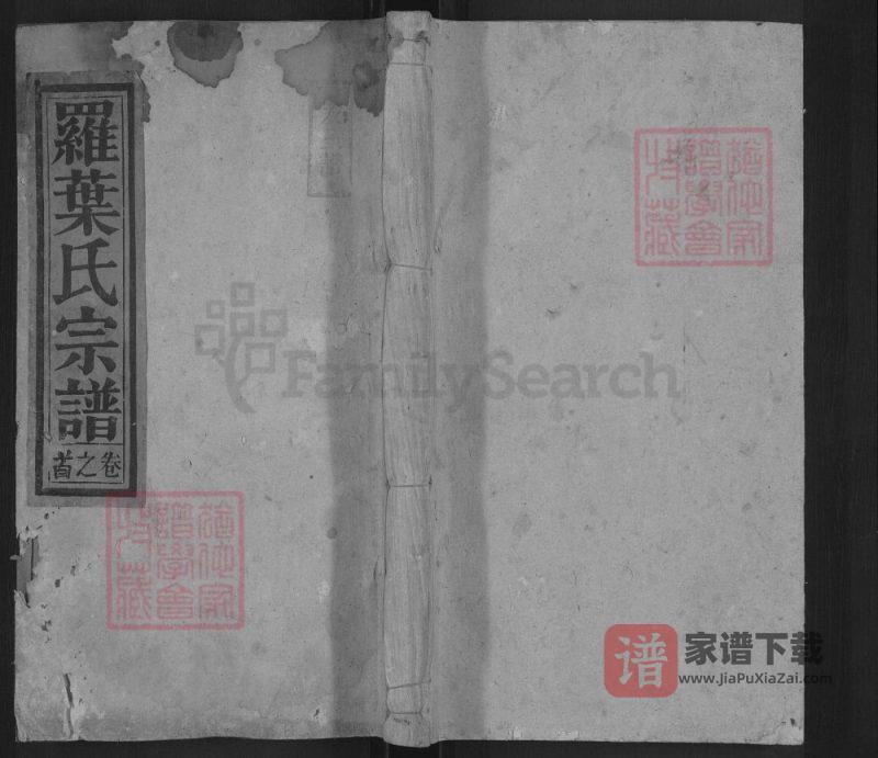 安徽安庆宿松罗叶氏宗谱PDF高清电子版下载-家谱下载