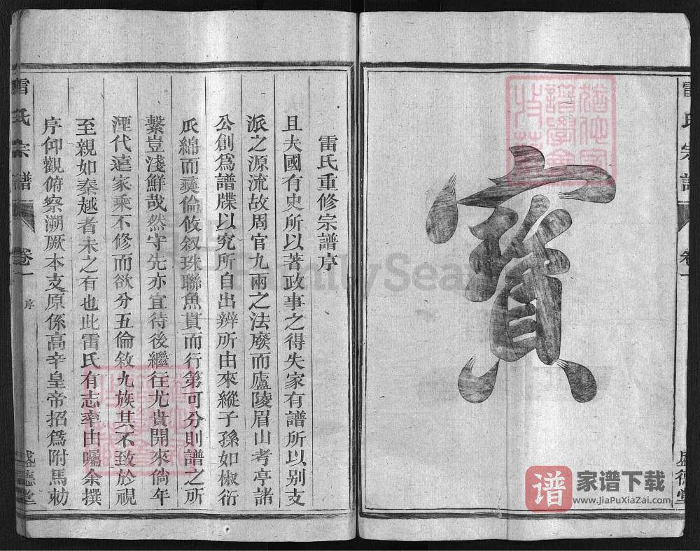图片[2]-浙江兰溪雷氏宗谱（盛德堂）PDF高清电子版下载-家谱下载