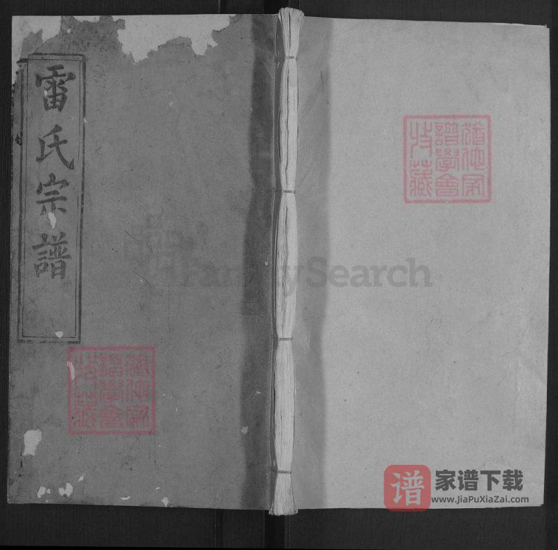 湖北罗田雷氏宗谱（继善堂）PDF高清电子版下载-家谱下载