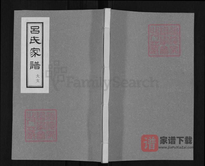 山东邹平长山吕氏家谱PDF高清电子版下载-家谱下载