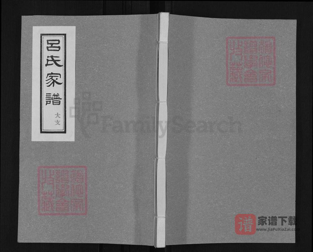 图片[1]-山东邹平长山吕氏家谱PDF高清电子版下载-家谱下载