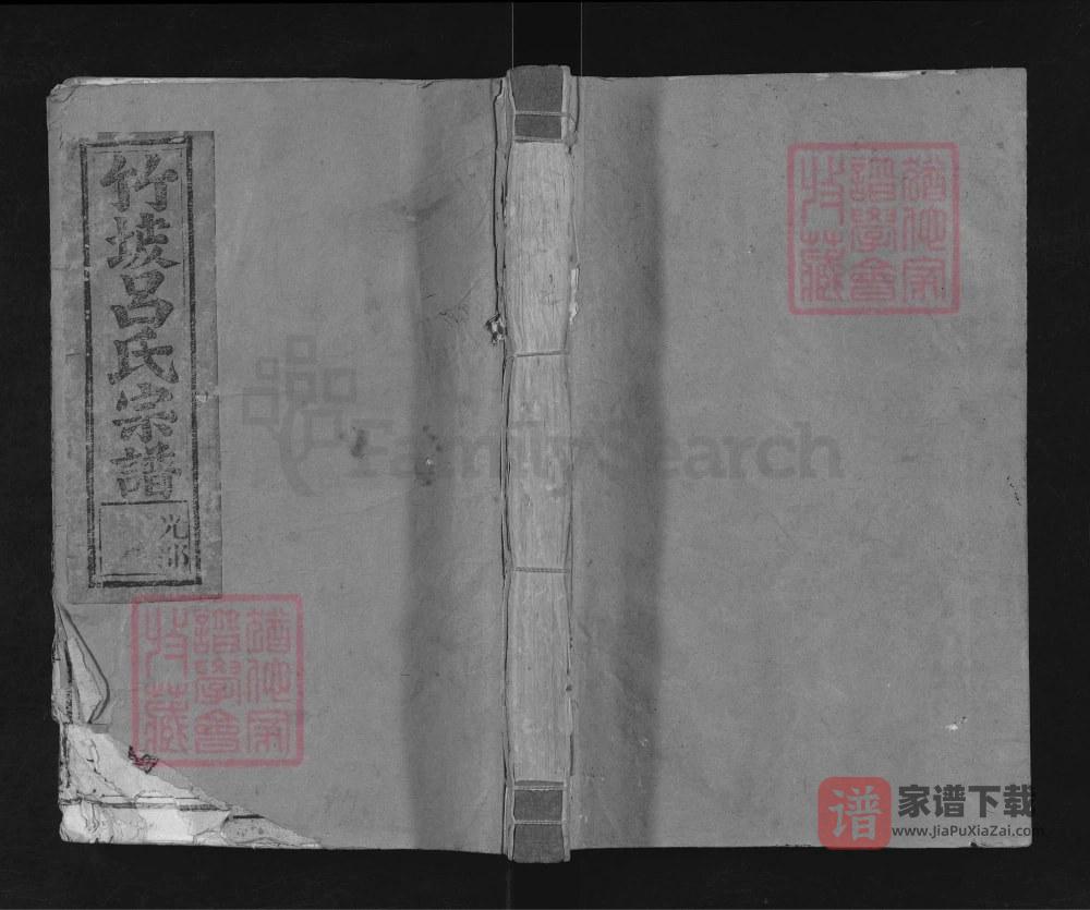 图片[1]-江西上饶广丰县竹坡吕氏宗谱PDF高清电子版下载-家谱下载