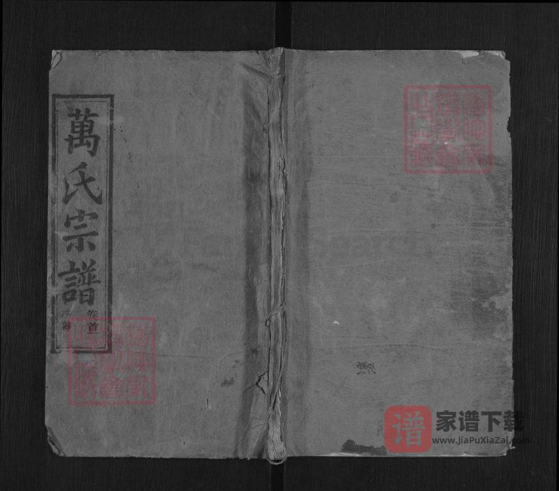 湖北麻城万氏续修宗谱(渭善堂)PDF高清电子版下载-家谱下载