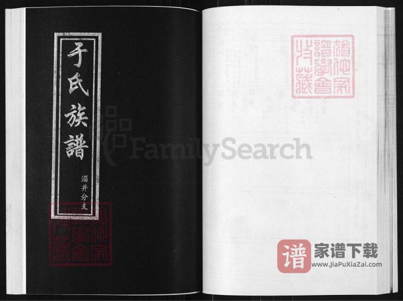 山东淄博于氏族谱淄井分支PDF高清电子版下载-家谱下载