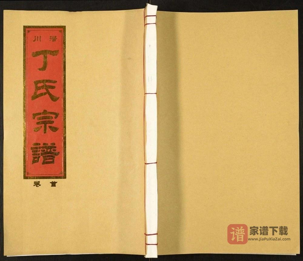 图片[1]-安徽合肥庐江县潜川丁氏宗谱（万卷堂）PDF高清电子版下载-家谱下载