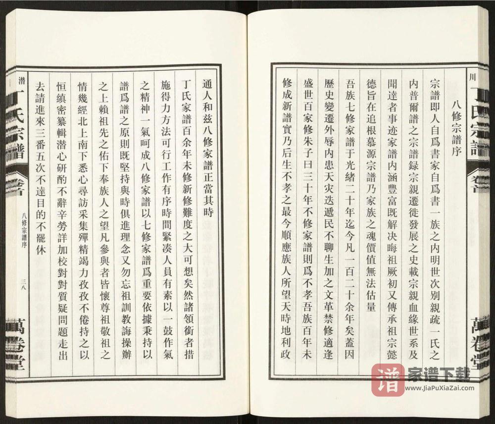 图片[2]-安徽合肥庐江县潜川丁氏宗谱（万卷堂）PDF高清电子版下载-家谱下载