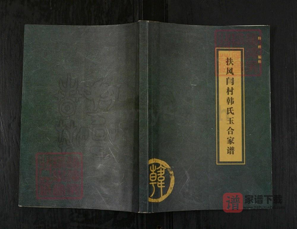 图片[1]-陕西宝鸡扶风闫村韩氏玉合家谱PDF高清电子版下载-家谱下载
