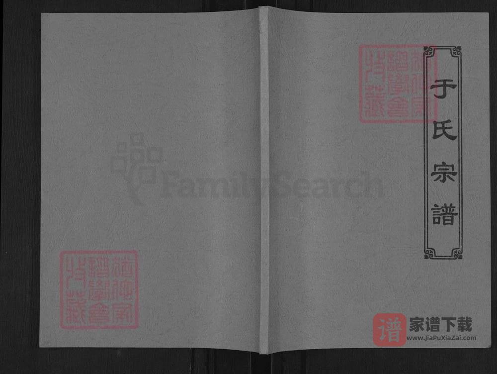 河北石家庄井陉县于氏宗谱PDF高清电子版下载