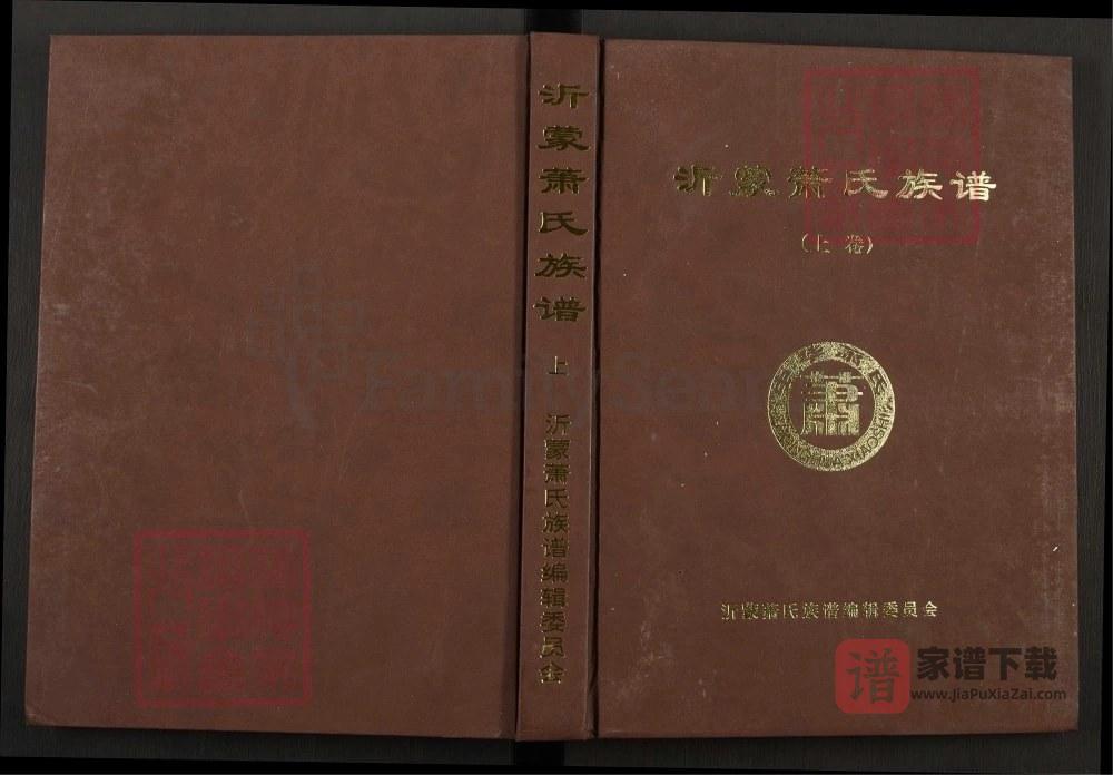 图片[1]-山东临沂沂水县沂蒙萧(肖)氏族谱PDF高清电子版下载-家谱下载