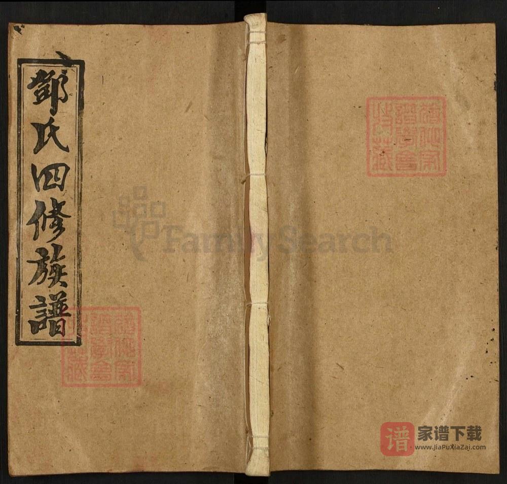 湖南邵东邓氏四修族谱（材林堂）PDF高清电子版下载