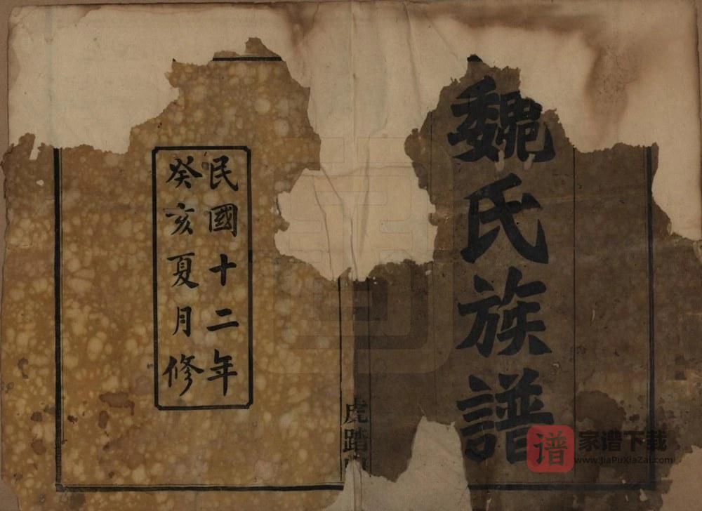 图片[2]-湖南长沙魏氏族谱PDF高清电子版下载-家谱下载