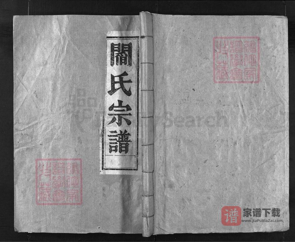 浙江兰溪太原阎氏宗谱（承德堂，民国9年本）PDF高清电子版下载