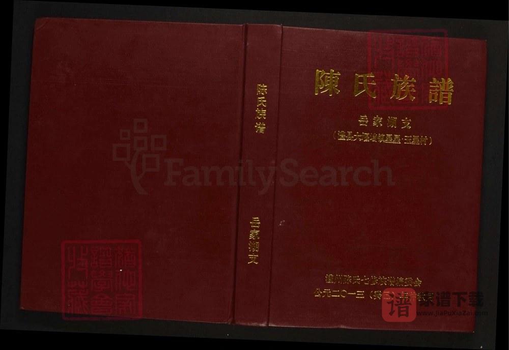 湖南常德陈氏族谱岳家湖支PDF高清电子版下载