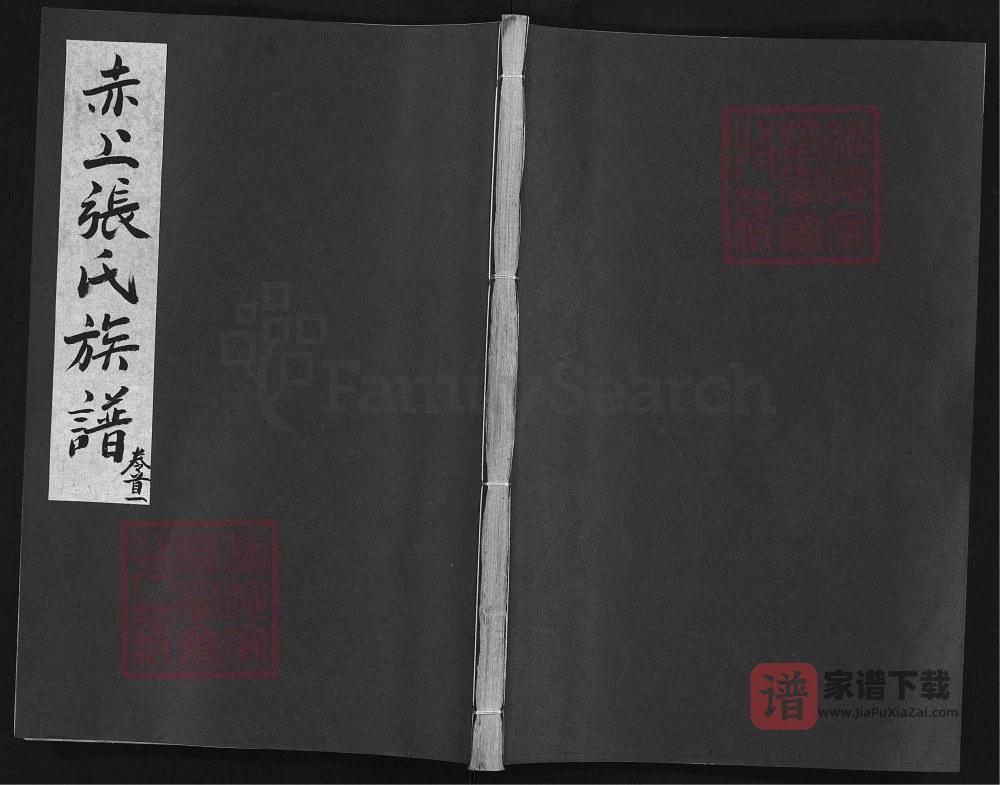 福建建宁县赤上张氏族谱PDF高清电子版下载