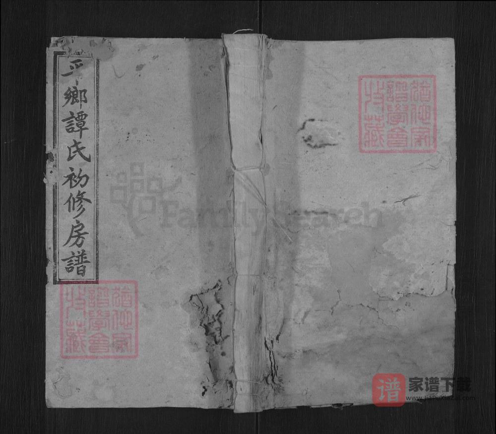 图片[1]-湖南邵阳平乡谭氏四修族谱（敦本堂）PDF高清电子版下载-家谱下载