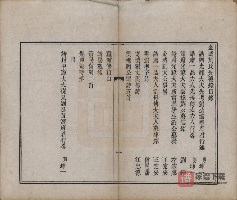 图片[2]-湖南邵阳新宁县金城刘氏先德录PDF高清电子版下载-家谱下载