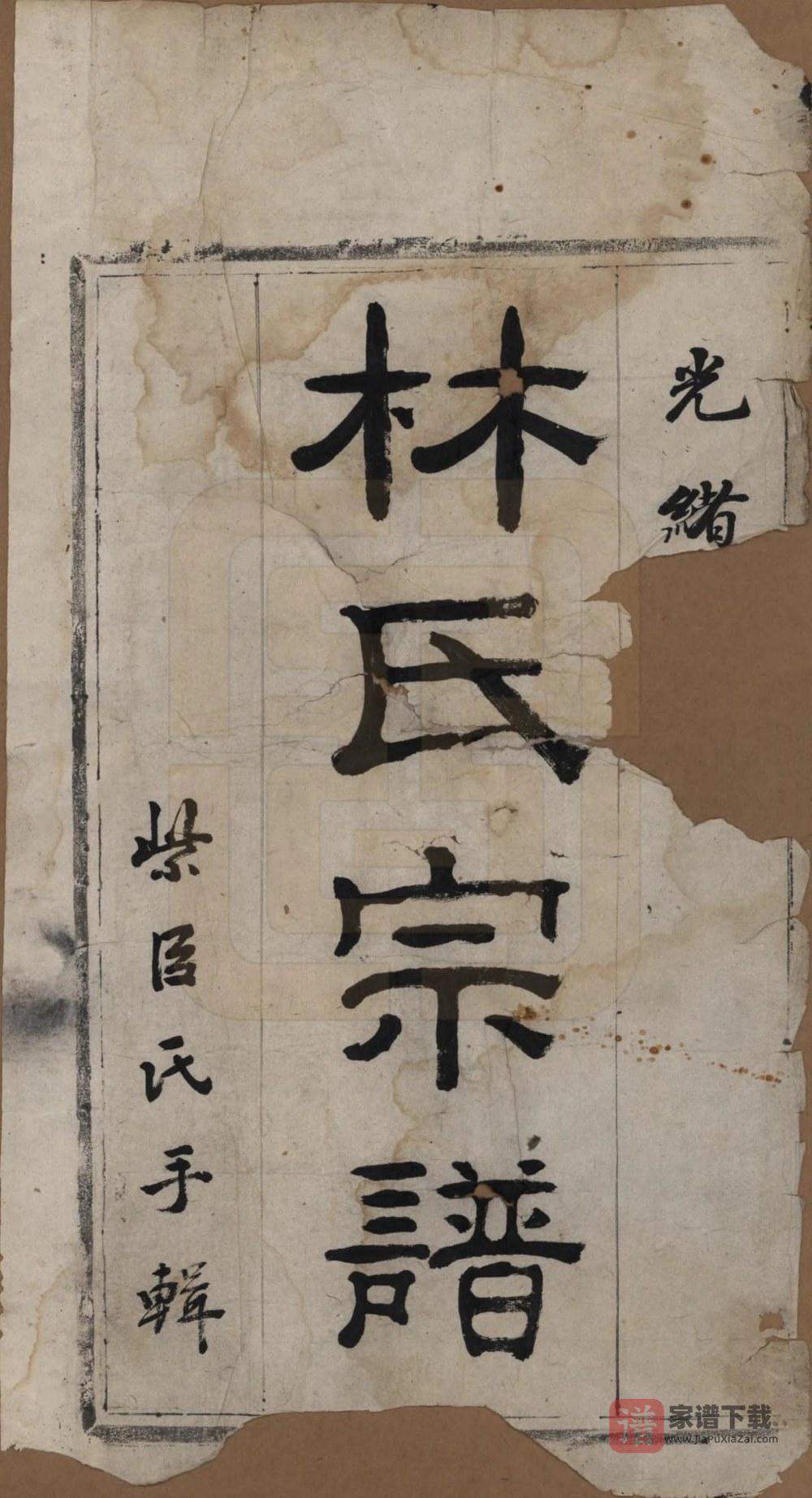 图片[1]-浙江温州泰顺县林氏宗谱PDF高清电子版下载-家谱下载