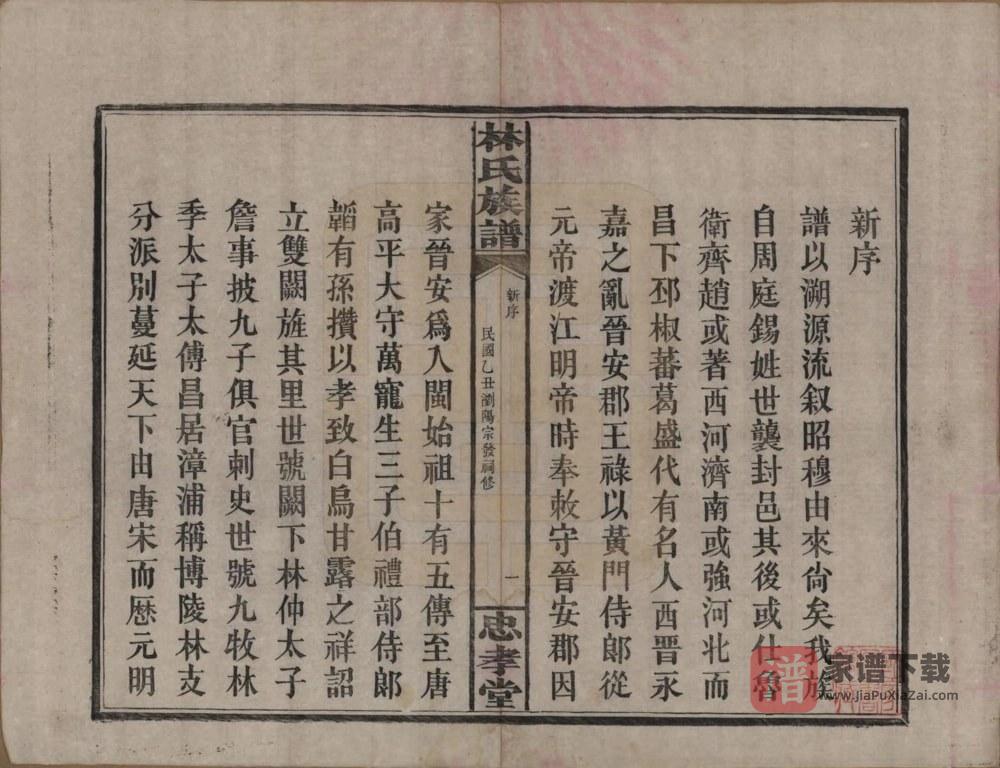 图片[2]-湖南浏阳林氏族谱（忠孝堂）PDF高清电子版下载-家谱下载