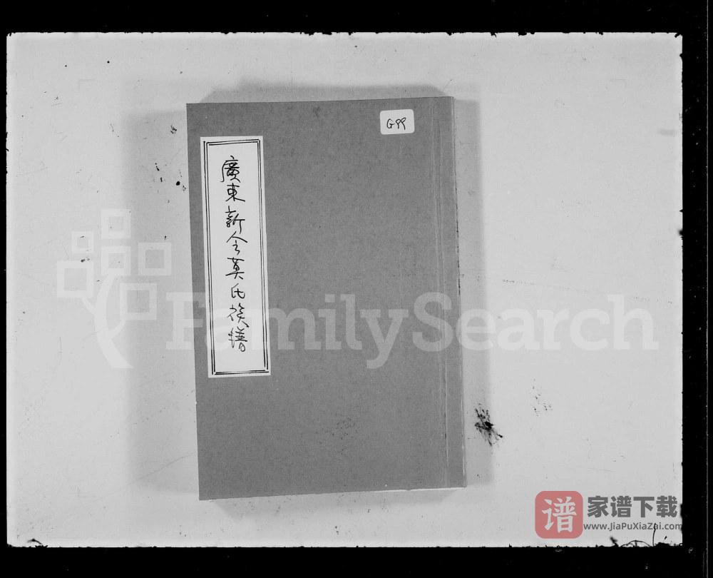 广东江门新会莫氏族谱PDF高清电子版下载