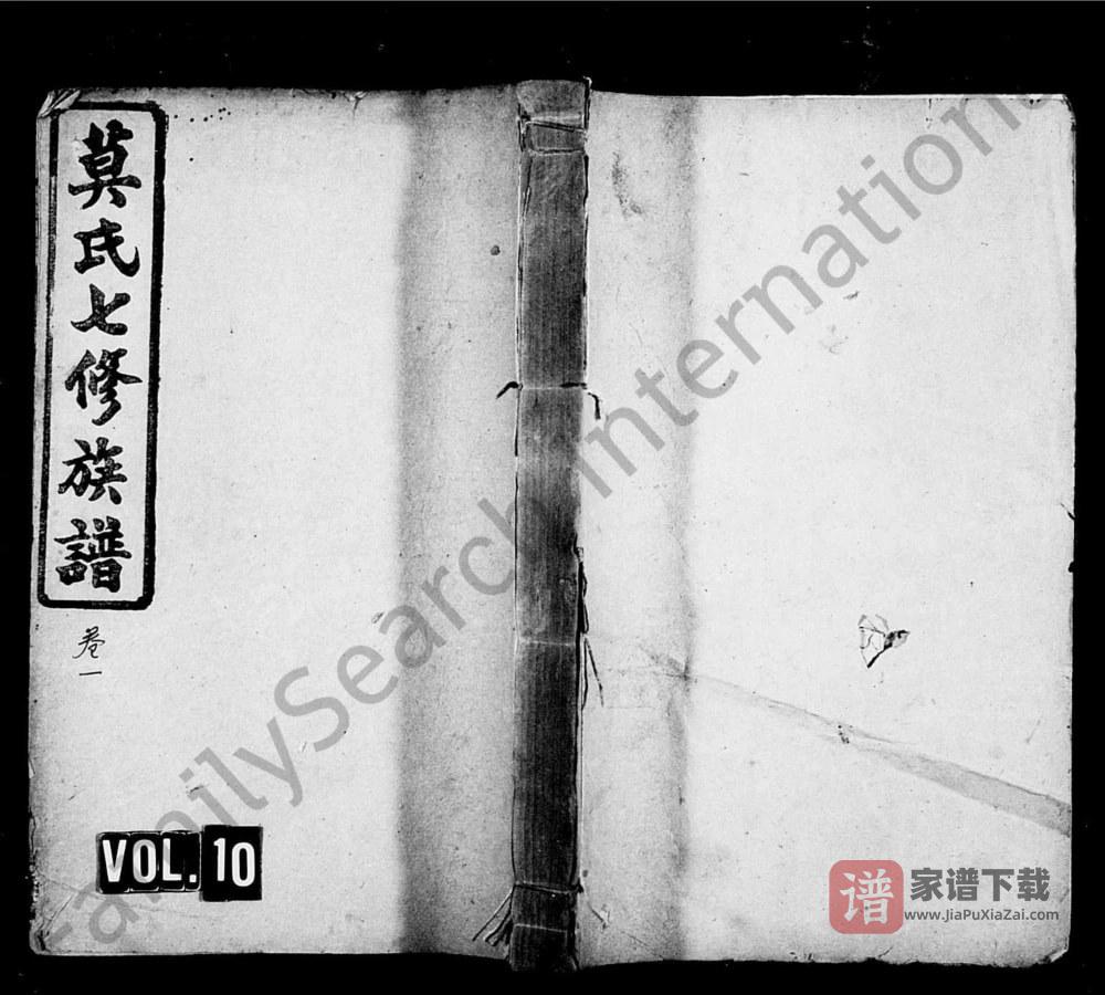 湖南益阳莫氏七修族谱（钜鹿堂）PDF高清电子版下载