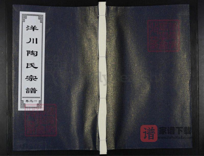 浙江丽水缙云县洋川陶氏宗谱PDF高清电子版下载-家谱下载
