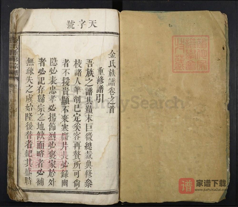图片[2]-江西丰城金氏族谱（敦本堂）PDF高清电子版下载-家谱下载