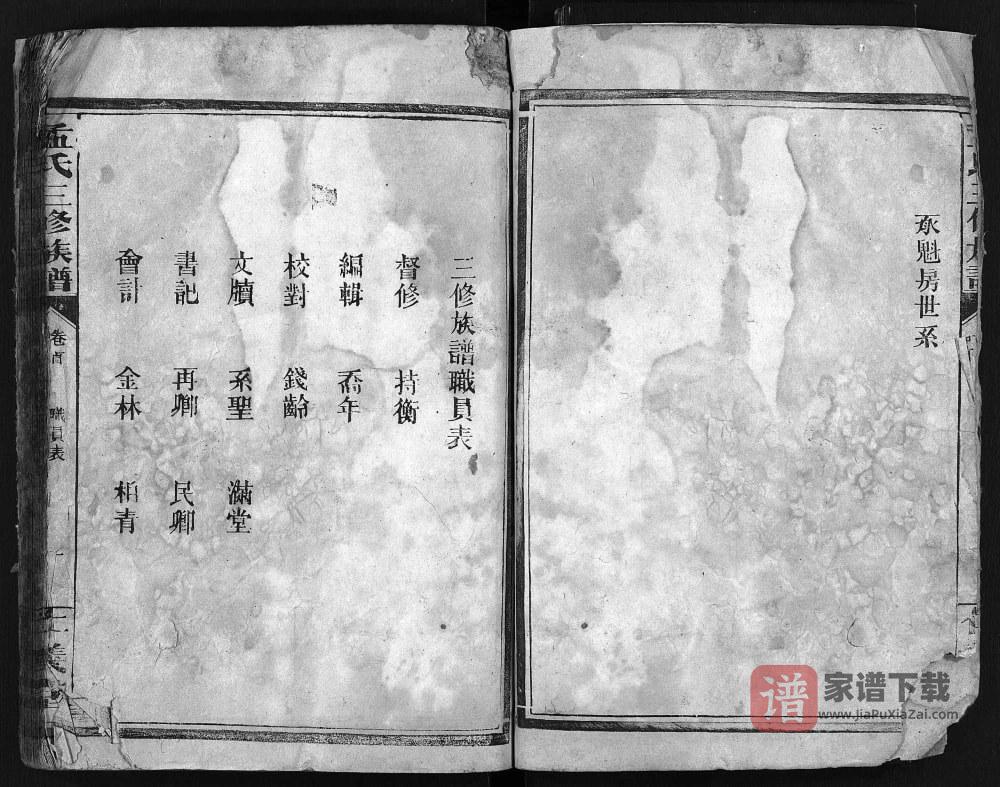 图片[2]-湖南常德孟氏三修族谱（仁义堂）PDF高清电子版下载-家谱下载