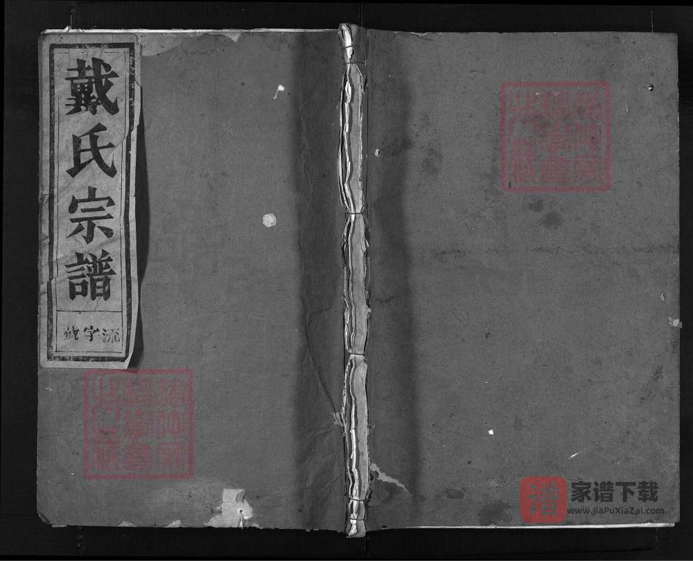 浙江兰溪戴氏宗谱（恒德堂）PDF高清电子版下载