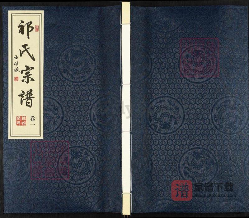 江苏靖江祁氏宗谱(遂初堂)PDF高清电子版下载-家谱下载