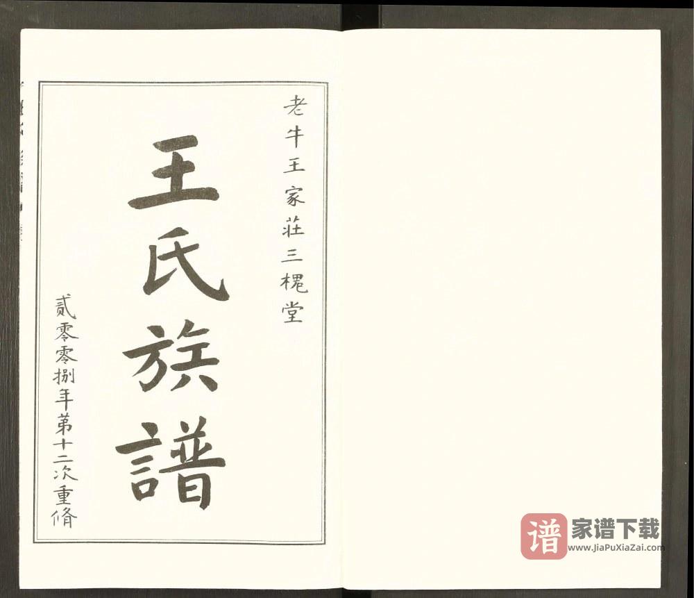 图片[2]-江苏扬州江都区王氏族谱（三槐堂）PDF高清电子版下载-家谱下载