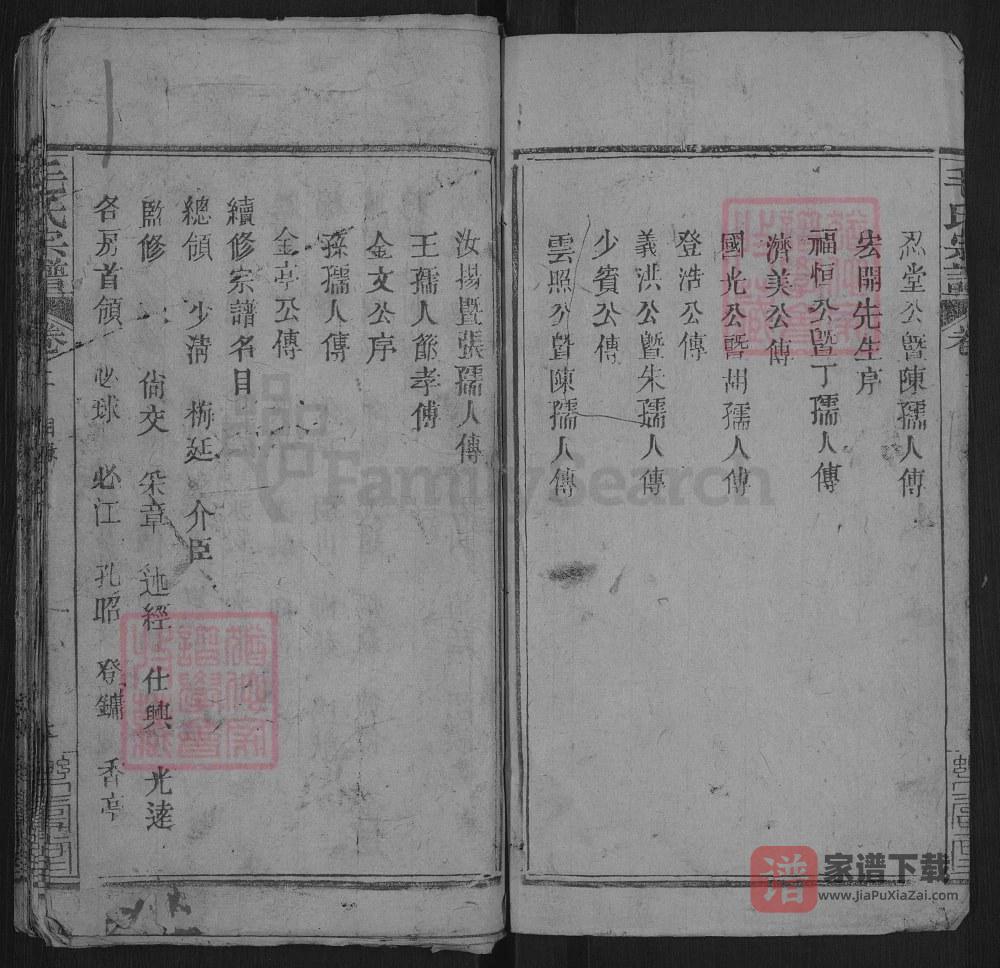 图片[2]-湖北麻城毛氏宗谱（乐寿堂）PDF高清电子版下载-家谱下载