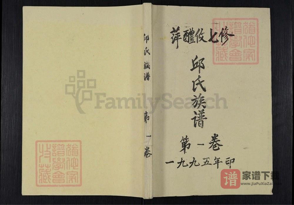 江西萍乡萍醴攸七修邱氏族谱（忠实堂）PDF高清电子版下载
