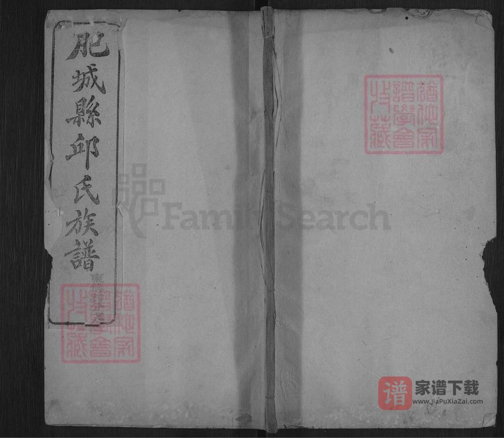 山东肥城县邱氏族谱PDF高清电子版下载