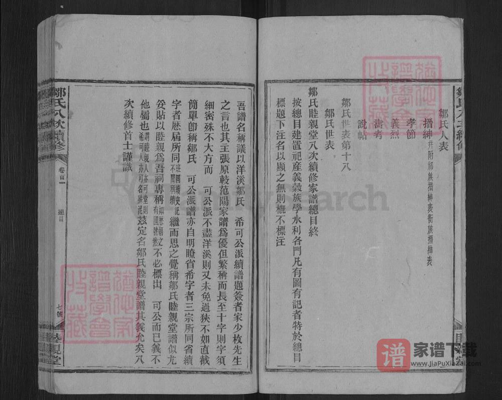 图片[2]-湖南娄底新化县邹氏睦亲堂八次续修家谱PDF高清电子版下载-家谱下载