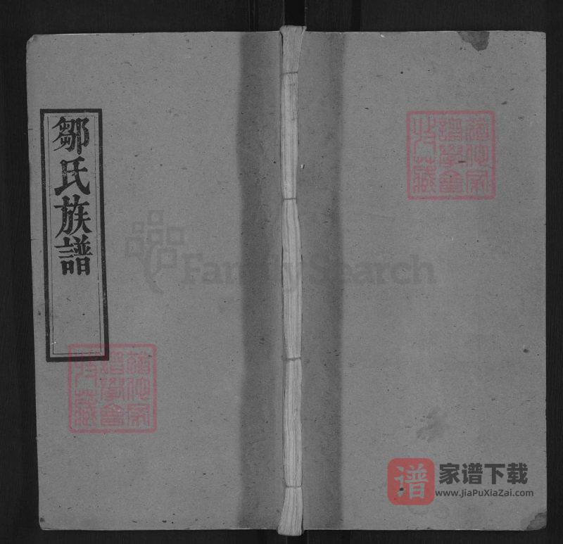 湖北黄冈红安邹氏族谱PDF高清电子版下载-家谱下载