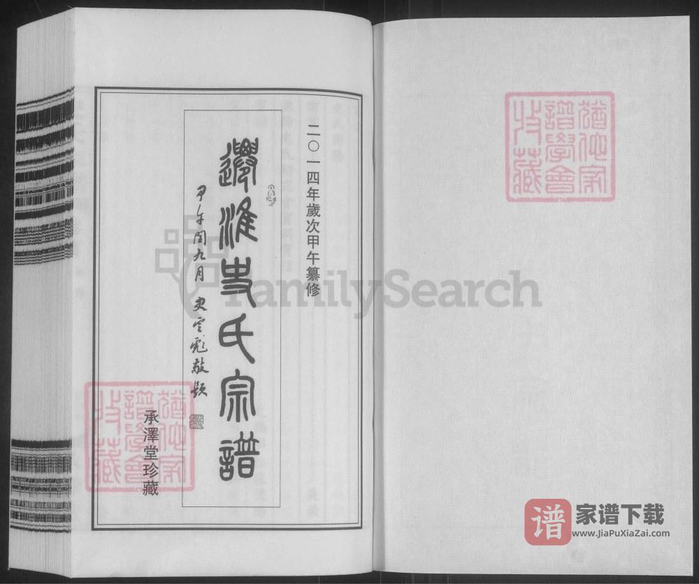 图片[2]-江苏淮安迁淮史氏宗谱（承泽堂）PDF高清电子版下载-家谱下载