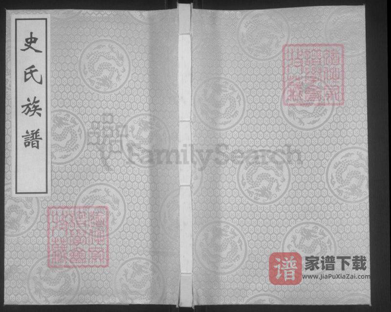 山西阳泉盂县新修大峪史氏族谱（忠烈堂）PDF高清电子版下载-家谱下载