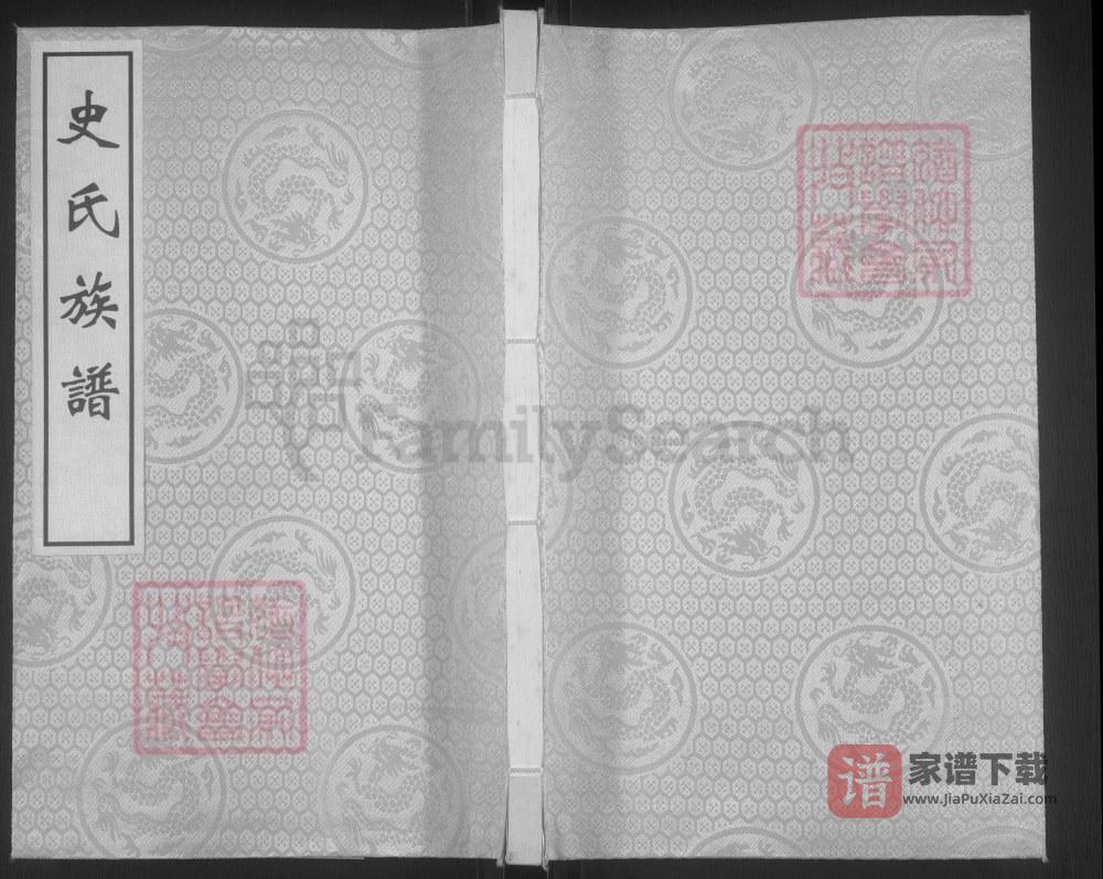 山西阳泉盂县新修大峪史氏族谱（忠烈堂）PDF高清电子版下载
