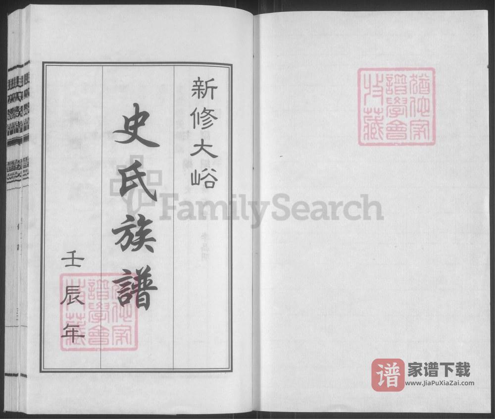 图片[2]-山西阳泉盂县新修大峪史氏族谱（忠烈堂）PDF高清电子版下载-家谱下载