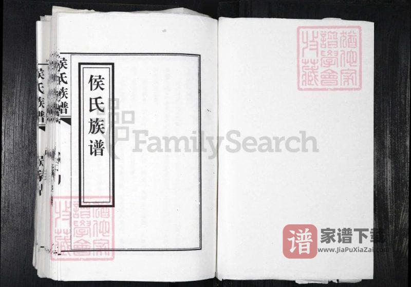 山东平度侯氏族谱PDF高清电子版下载-家谱下载