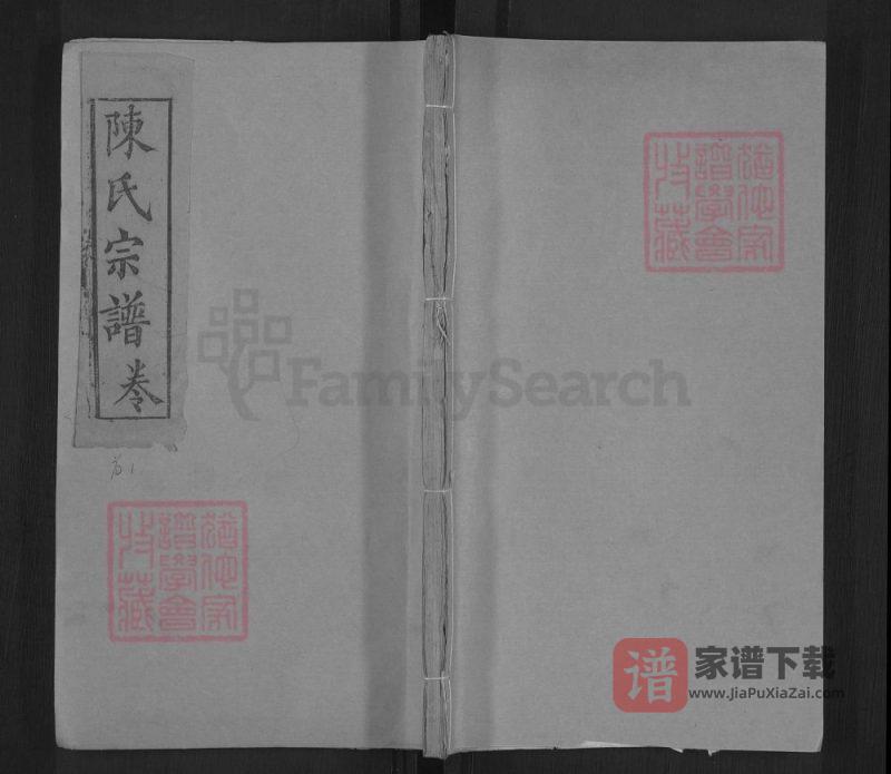湖北黄冈义门陈氏宗谱(明伦堂,光绪30年本)PDF高清电子版下载-家谱下载