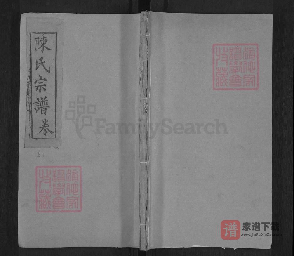 湖北黄冈义门陈氏宗谱（明伦堂，光绪30年本）PDF高清电子版下载