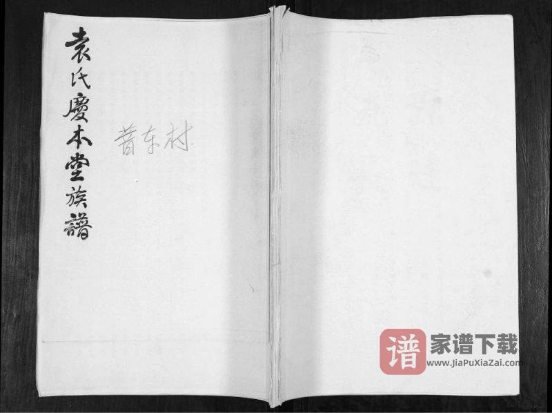 山东青岛即墨袁氏庆本堂族谱PDF高清电子版下载-家谱下载